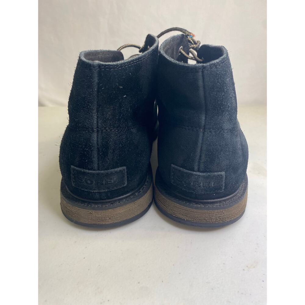 Mens Sorel Black Suede Chukka Boots Madson II Ankle Waterproof Size 11 Work - Picture 6 of 15